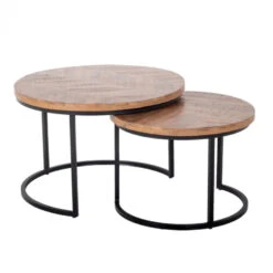 Giga Meubel Salontafel Bruin Visgraat - Max