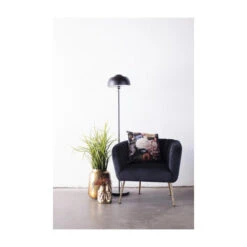 Giga Meubel Fauteuil Velvet Zwart - Amy -Puur Winkel 1000027534 0103