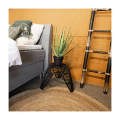 Giga Meubel Kruk Rotan Zwart - 55x55x40 6 Giga Meubel Kruk Rotan Zwart - 55x55x40 -Puur Winkel 1000027537 0102