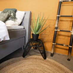 Giga Meubel Kruk Rotan Zwart - 55x55x40 7 Giga Meubel Kruk Rotan Zwart - 55x55x40 -Puur Winkel 1000027537 0104