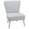 Beliani Fauteuil VAASA - Grijs Polyester