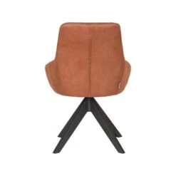 LABEL51 Eetkamerstoel Jace - Cognac - Microfiber -Puur Winkel 1000028322 0103