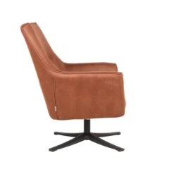 LABEL51 Fauteuil Tod - Cognac - Microfiber -Puur Winkel 1000028406 0102