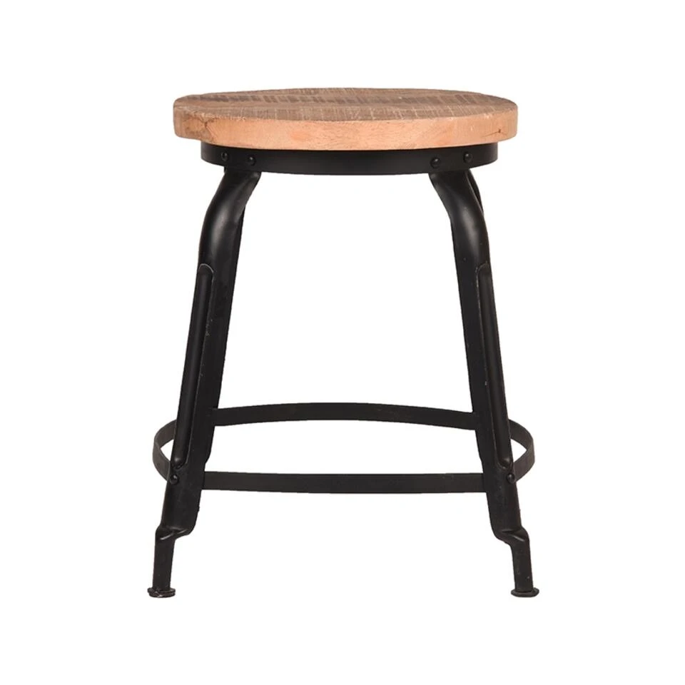 LABEL51 Kruk Delhi - Zwart - Mangohout 1 LABEL51 Kruk Delhi - Zwart - Mangohout