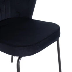 Giga Meubel Stoel Zwart Velvet - Metaal - 61.5x57.5x80 - Mendy 7 Giga Meubel Stoel Zwart Velvet - Metaal - 61.5x57.5x80 - Mendy -Puur Winkel 1000038802 0106