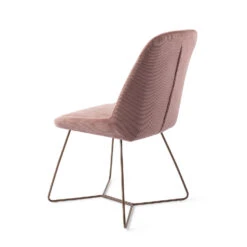 Urban Lifestyle Eetkamerstoel Lyndon - Pink, H Frame Brons 7 Urban Lifestyle Eetkamerstoel Lyndon - Pink, H Frame Brons -Puur Winkel 1000040654 0103