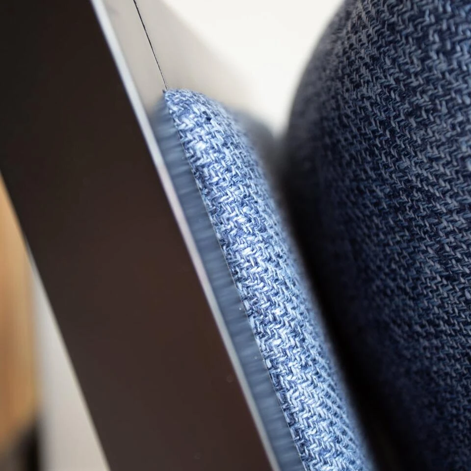 Industriële Fauteuil Morris Stof Blauw - Stof - Blauw 4 Industriële Fauteuil Morris Stof Blauw - Stof - Blauw - Afbeelding 4