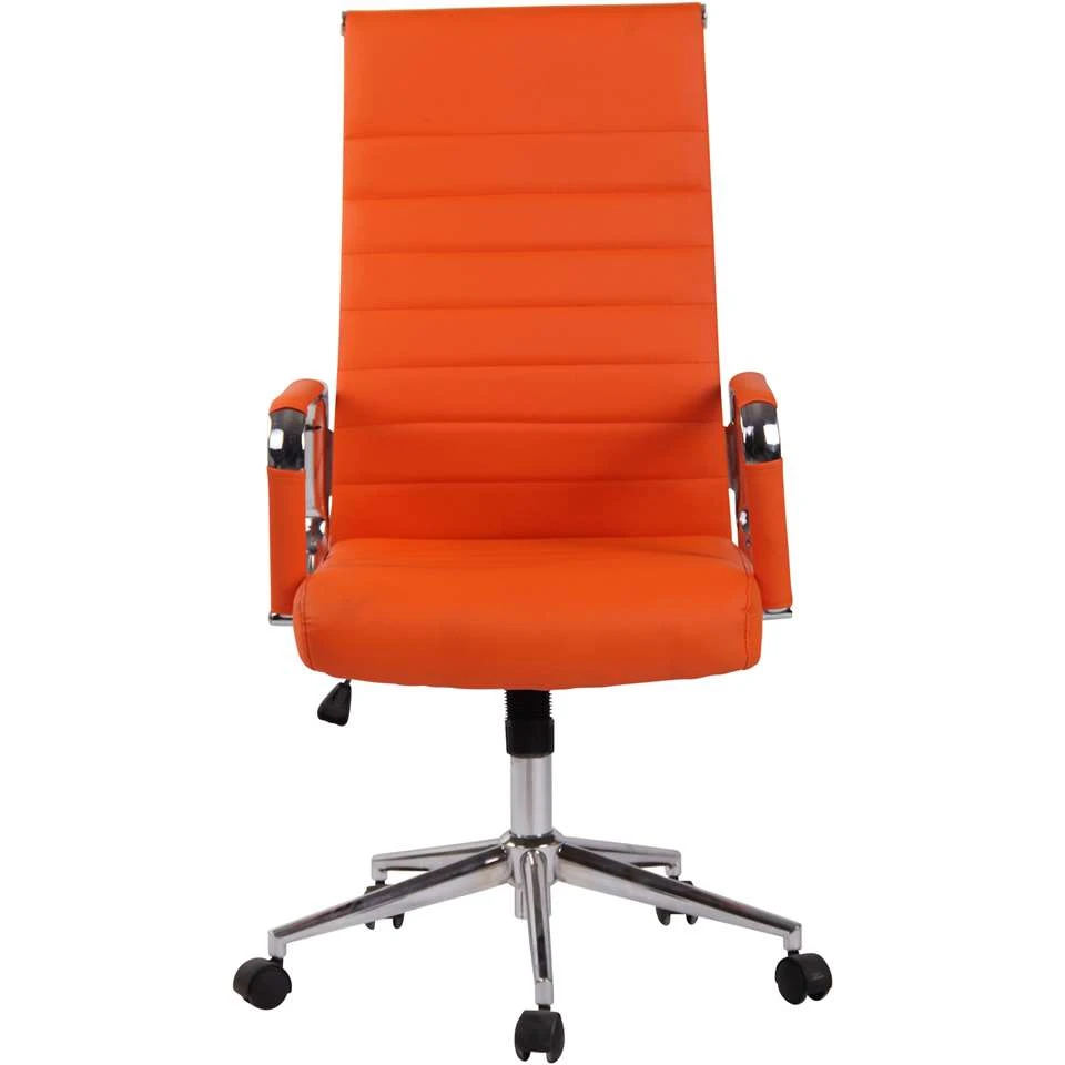 CLP Bureaustoel Columbus Kunstleder - Oranje 2 CLP Bureaustoel Columbus Kunstleder - Oranje - Afbeelding 2