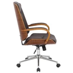 CLP Bureaustoel Yankton - Bruin -Puur Winkel 1000043401 0102