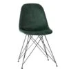 Giga Meubel Stoel Velvet Groen - Set Van 2 - 44x45x82.7cm - Jamie