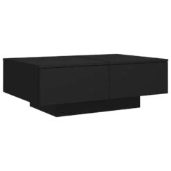 VidaXL Salontafel 90x60x31 Cm Spaanplaat Zwart