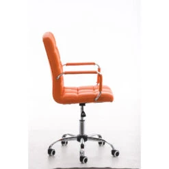 Clp Bureaustoel Deli V2 Kunstleer Oranje -Puur Winkel 1000054336 0102