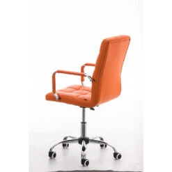 Clp Bureaustoel Deli V2 Kunstleer Oranje -Puur Winkel 1000054336 0103