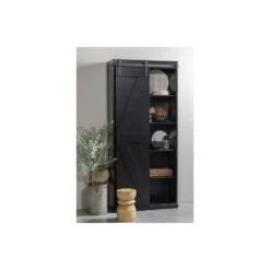 WOOOD Kruk Bikkel - Hout - Naturel - 40x28x28 -Puur Winkel 1000057578 0102