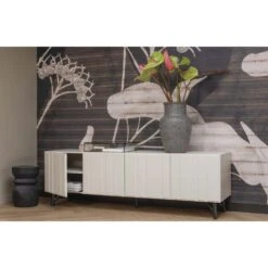 WOOOD Kruk Bikkel - Hout - Zwart - 40x28x28 -Puur Winkel 1000057583 0102