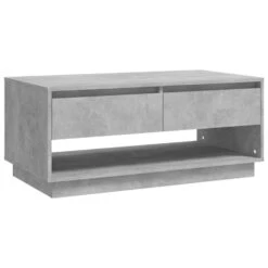 VidaXL Salontafel 102,5x55x44 Cm Spaanplaat Betongrijs
