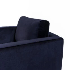 Fauteuil Velvet Blauw Brooklyn - Stof - Blauw -Puur Winkel 1000062441 0103