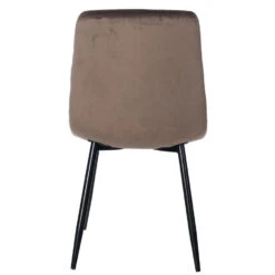 CLP Eetkamerstoel Antibes Fluweel Bruin -Puur Winkel 1000063055 0103