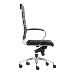 Bureaustoel Granada Zwart - 100% Leder -Puur Winkel 1000067072 0102