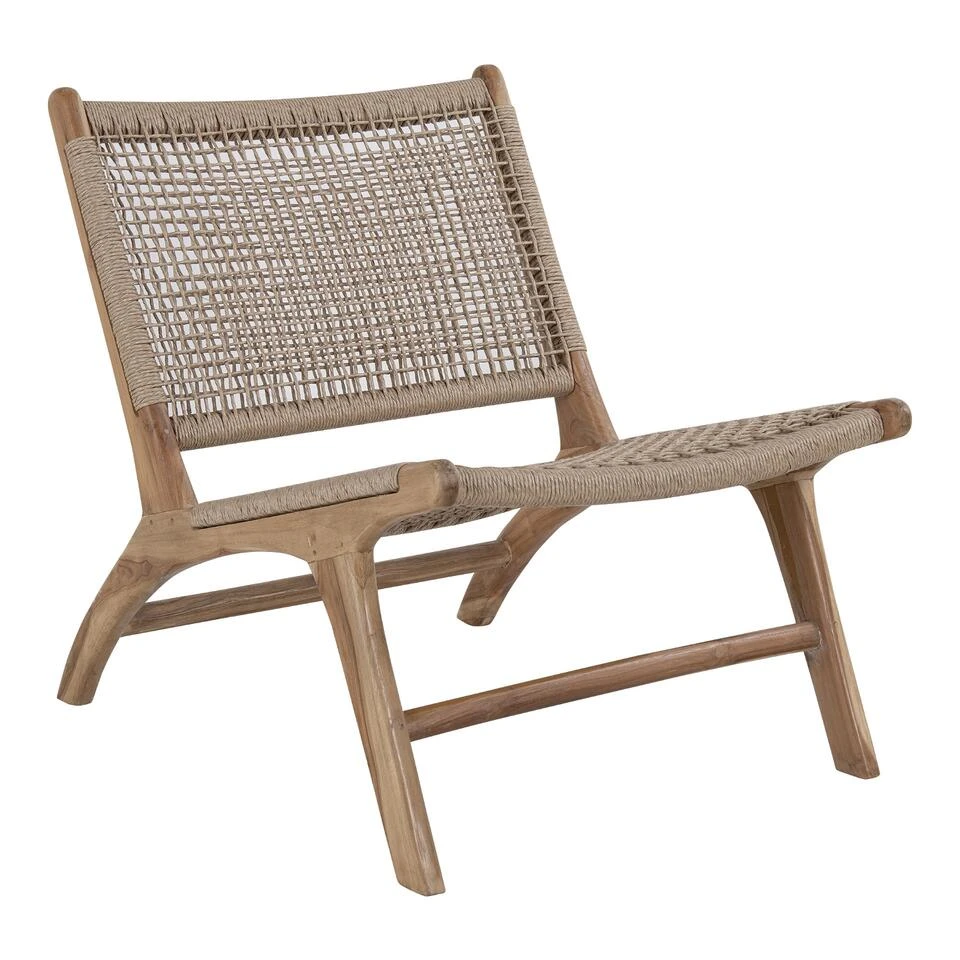 Giga Meubel Stoel Rotan Naturel - Zithoogte 40cm - Stoel Derby Teak 1 Giga Meubel Stoel Rotan Naturel - Zithoogte 40cm - Stoel Derby Teak