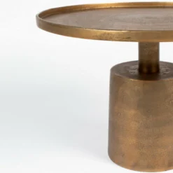Giga Meubel Salontafel Antiek Brons - 60x60x40cm - Tafel Mason -Puur Winkel 1000070508 0103