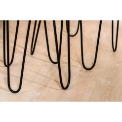 Giga Meubel Salontafel Set Van 2 Zwart - Acaciahout - Tafel Femke -Puur Winkel 1000070520 0102