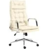 Clp Bureaustoel Sotira Leder Crème