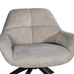 Giga Meubel Fauteuil Beige - Stof & Metaal - Zithoogte 43 - Stoel Shannon -Puur Winkel 1000072859 0102