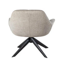 Giga Meubel Fauteuil Beige - Stof & Metaal - Zithoogte 43 - Stoel Shannon -Puur Winkel 1000072859 0103