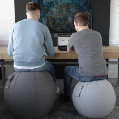 Ergonomische Zitbal - 55 Cm - Lichtgrijs -Puur Winkel 1000073712 0103