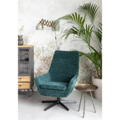 Puur Fauteuil Bruno Rib - Stof - Groen -Puur Winkel 1000074938 0102