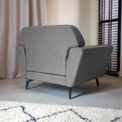 Industriële Fauteuil Roger Grijs - Stof - Grijs 6 Industriële Fauteuil Roger Grijs - Stof - Grijs -Puur Winkel 1000074958 0102