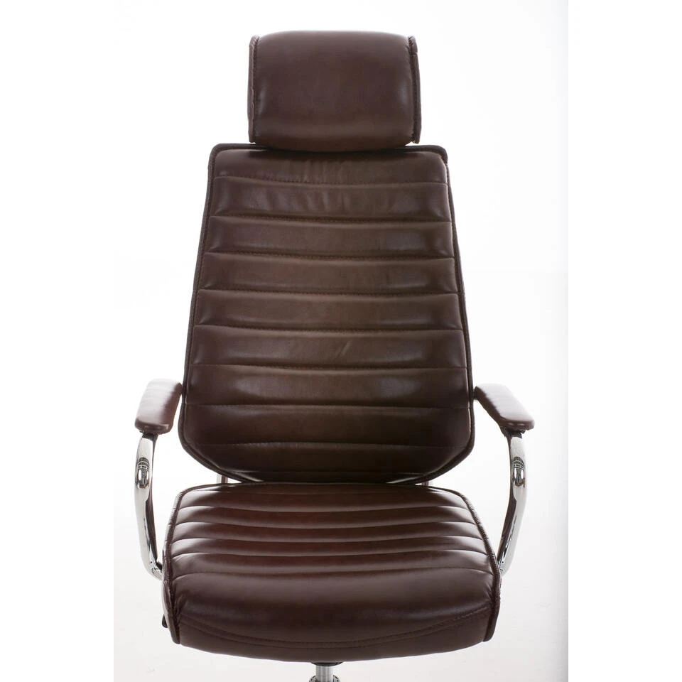 CLP Bureaustoel Rako Kunstleder Rood 4 CLP Bureaustoel Rako Kunstleder Rood - Afbeelding 4