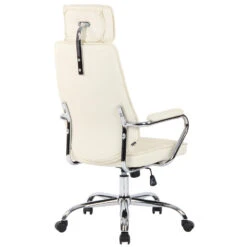 CLP Bureaustoel Rako Leder Crème -Puur Winkel 1000080749 0103