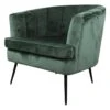 DS4U® Norah Fauteuil Velvet - Stof - Groen