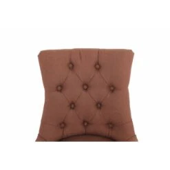 CLP Set Van 2 Eetkamerstoelen Aberdeen Licht Bruin Frame Stof Bruin -Puur Winkel 1000082874 0103