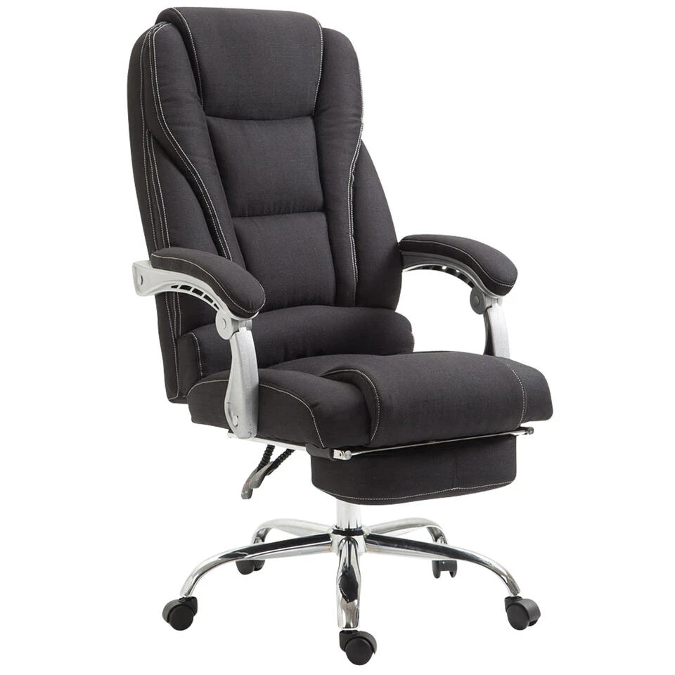 Clp Bureaustoel Pacific Stof Zwart 1 Clp Bureaustoel Pacific Stof Zwart