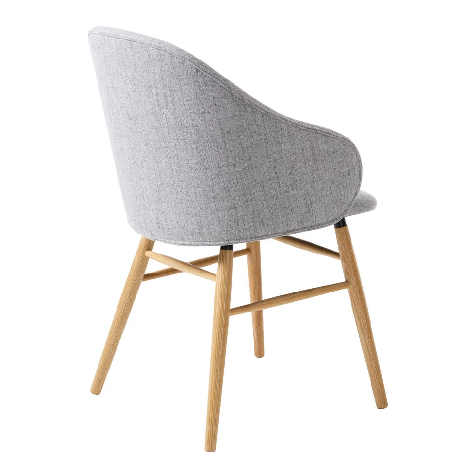 Giga Meubel Eetkamerstoel Stof - Grijs - 60x56x83,5cm - Stoel Teno Met AL 4 Giga Meubel Eetkamerstoel Stof - Grijs - 60x56x83,5cm - Stoel Teno Met AL - Afbeelding 4