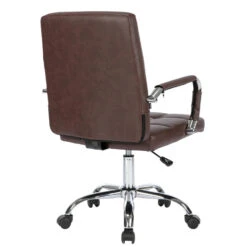 Clp Bureaustoel Deli PRO Kunstleder Bordeauxrood -Puur Winkel 1000085195 0103