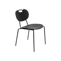 Rein Living Aspen Eetkamerstoel - Hout/Zwart - Set Van 2 -Puur Winkel 1000087929 0102