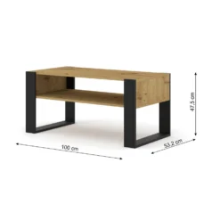 Salontafel Mondi 47x100x50 Beige -Puur Winkel 1000088572 0102