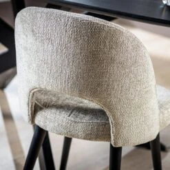 Devin Eetkamerstoel - Stof - Bruin -Puur Winkel 1000089904 0103