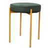 DS4U® Mika Velvet Kruk - Stof - Groen