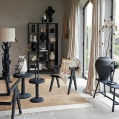 Morazan Stoel Zwart/naturel - Hout - Zwart -Puur Winkel 1000096989 0104