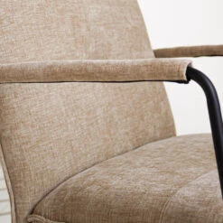 Fauteuil Hailey Beige Chenille - Stof - Beige -Puur Winkel 1000097056 0103