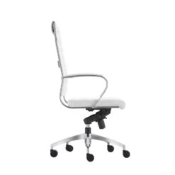 Bureaustoel Granada Wit - 100% Leder -Puur Winkel 1000097814 0102