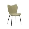 Eetkamerstoel Sia Bouclé Groen - Stof - Groen