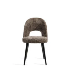 Hoyz Collection - Eetkamerstoel E430 Bruin - 49x56,5x85 - Set Van 2