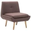 VidaXL Fauteuil Stof Bruin