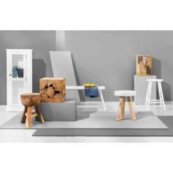 Decoratief Blok Naturel Teak Luuk - Bruin - 37x37x37 Cm 6 Decoratief Blok Naturel Teak Luuk - Bruin - 37x37x37 Cm -Puur Winkel 11990793 1001